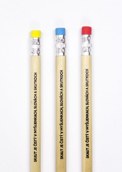 Ceruzka Skaut je čistý v myšlienkach, slovách a skutkoch